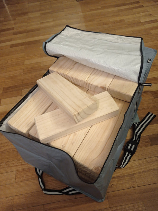 Yenga XXL + bolso celeste