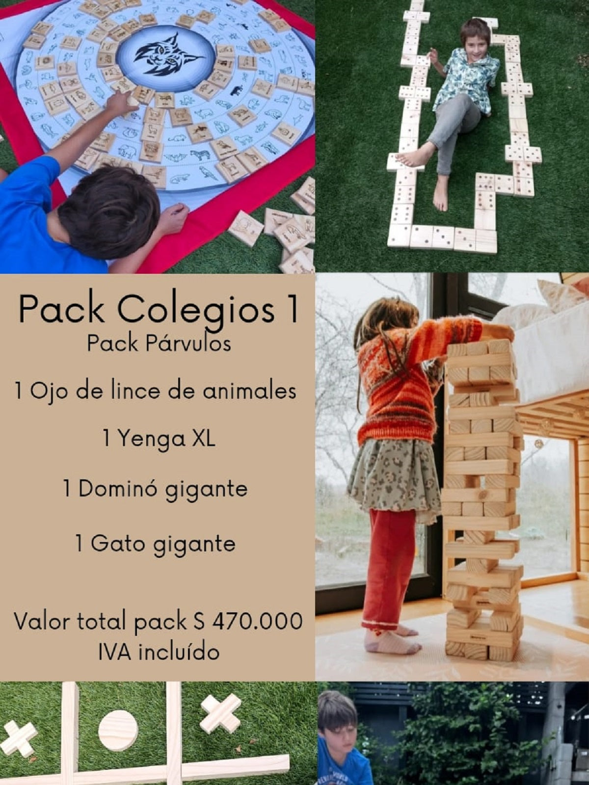 Pack Colegios 1 - Pack Párvulos