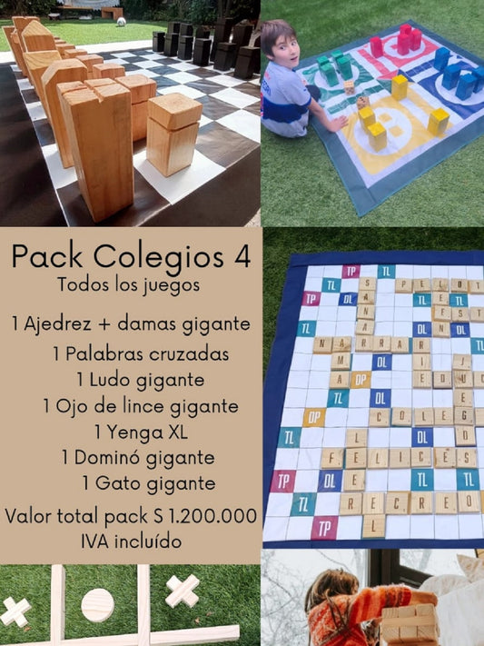 Pack Colegios 4 - Todos los juegos