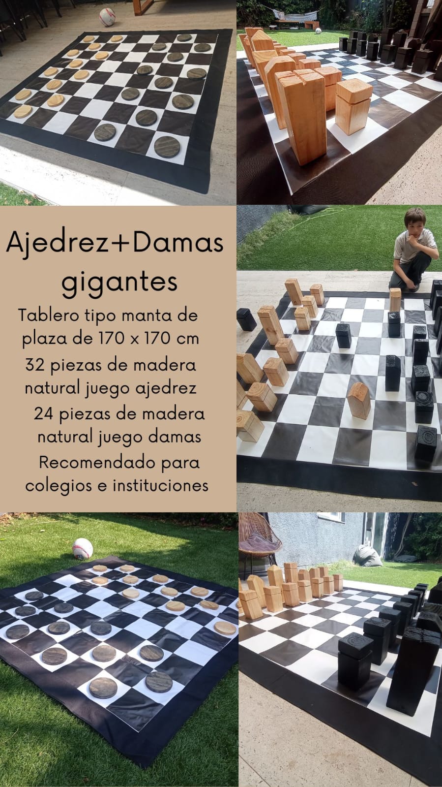 Pack Colegios 2 - Juegos de Tablero gigantes