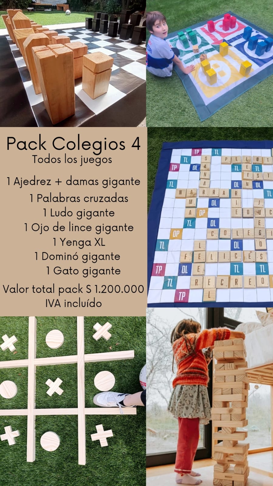 Pack Colegios 4 - Todos los juegos