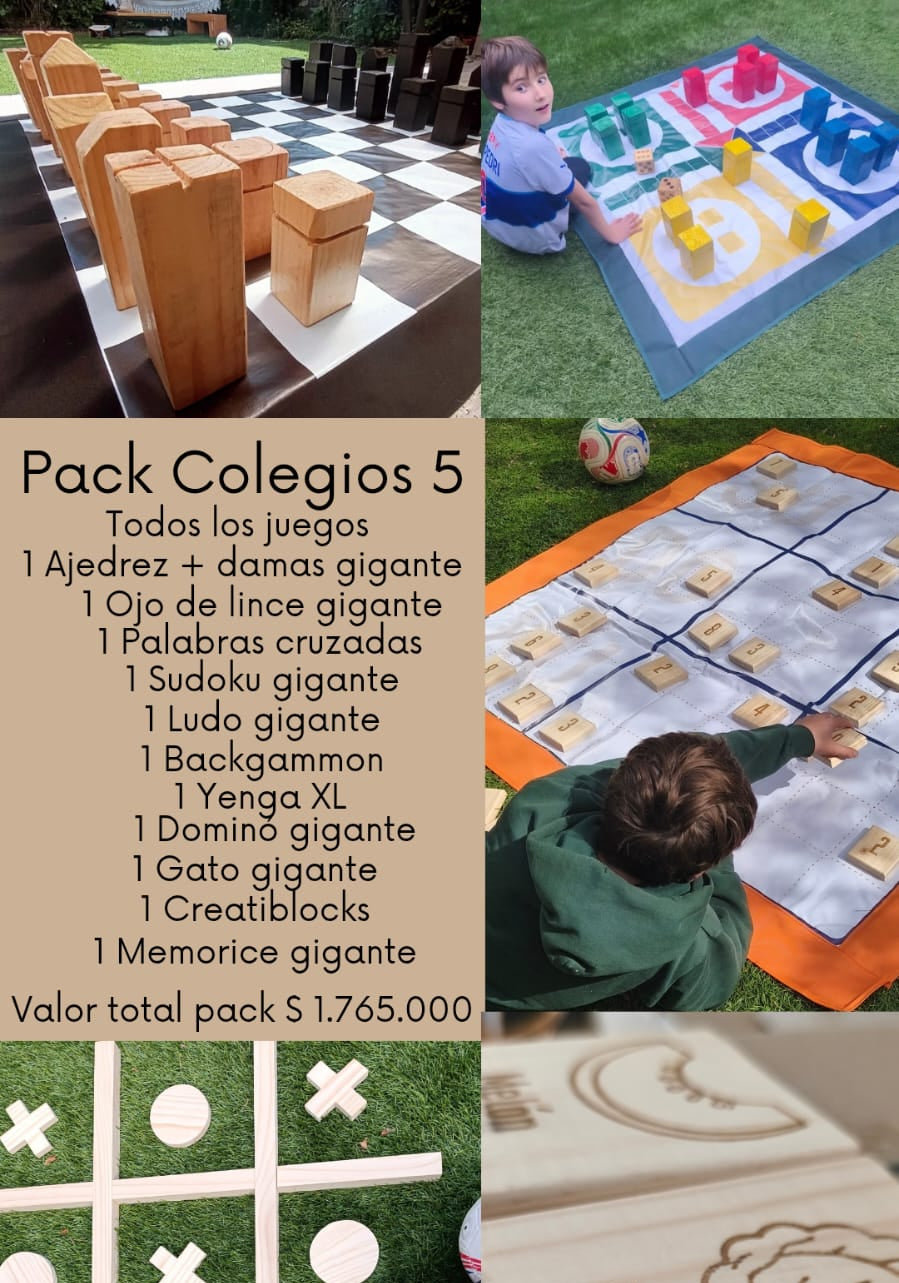 Pack Colegios 5 - Todos los juegos