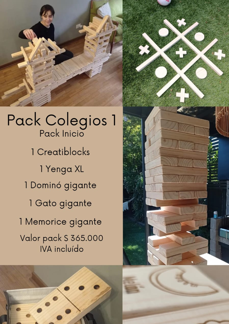 Pack Colegios 1 - Pack Inicio